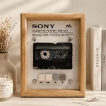 Framed Sony Walkman WM-EX1 – Restored & Fully Playable Cassette Player Wall Art