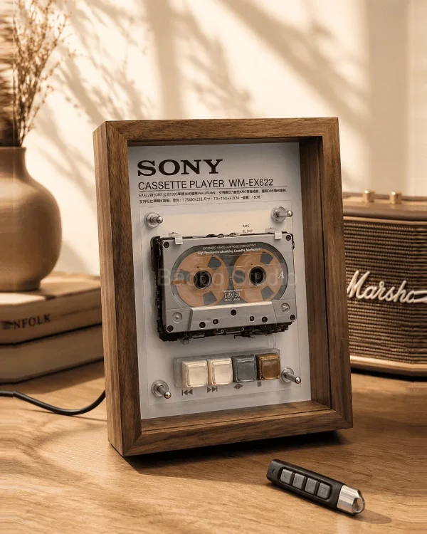 ex622_2_pad Sony Walkman WM-EX622 restored cassette player framed as playable wall art