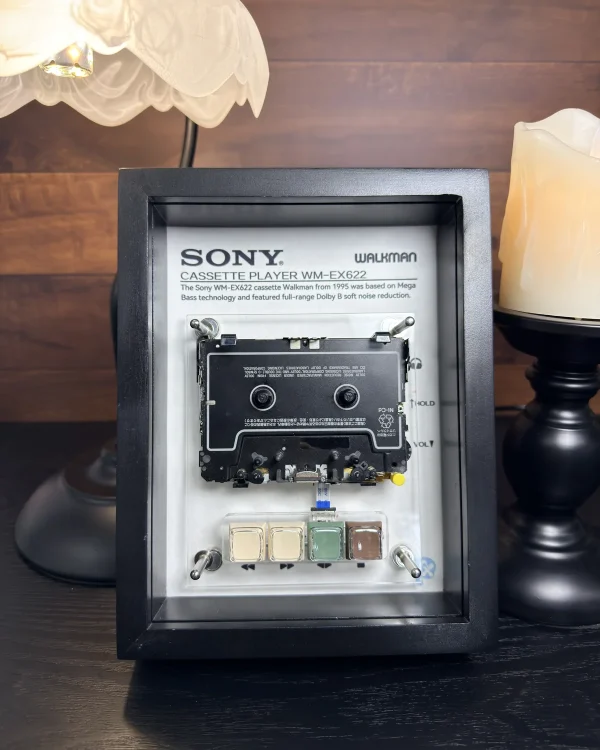 ex622_c_img_7235 Framed Sony Walkman WM-EX622 – Restored & Fully Playable Cassette Player Wall Art