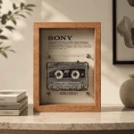 Framed Sony Walkman WM-EX900 – Restored & Fully Playable Cassette Player Wall Art