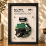 Framed Sony Discman D-777 CD Player – Restored & Fully Playable Wall Art