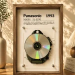 Framed Panasonic MASH SL-S570 CD Player – Restored & Fully Playable Wall Art