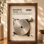 Framed Sony Discman D-J50 CD Player – Restored & Fully Playable Wall Art