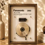 Framed Panasonic SL-CT790 CD Player – Restored & Fully Playable Wall Art