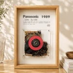 Framed Panasonic XBS SL-S30 CD Player – Restored & Fully Playable Wall Art