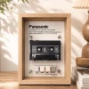 Panasonic RQ-SX41 restored cassette player framed as playable wall art - cover photo