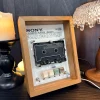sony-walkman-wm-ex1-cassette-frame-real-photo-v2 Sony Walkman WM-EX1 restored cassette player framed as playable wall art - real product photo