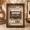 Sony Walkman WM-EX610 restored cassette player framed as playable wall art - cover photo