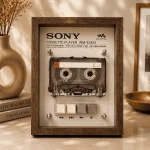 Sony Walkman WM-EX610 restored cassette player framed as playable wall art - cover photo