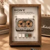 sony-walkman-wm-ex622-cassette-frame-cover Sony Walkman WM-EX622 restored cassette player framed as playable wall art - cover photo
