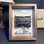 Framed Sony Walkman WM-EX77 – Restored & Fully Playable Cassette Player Wall Art